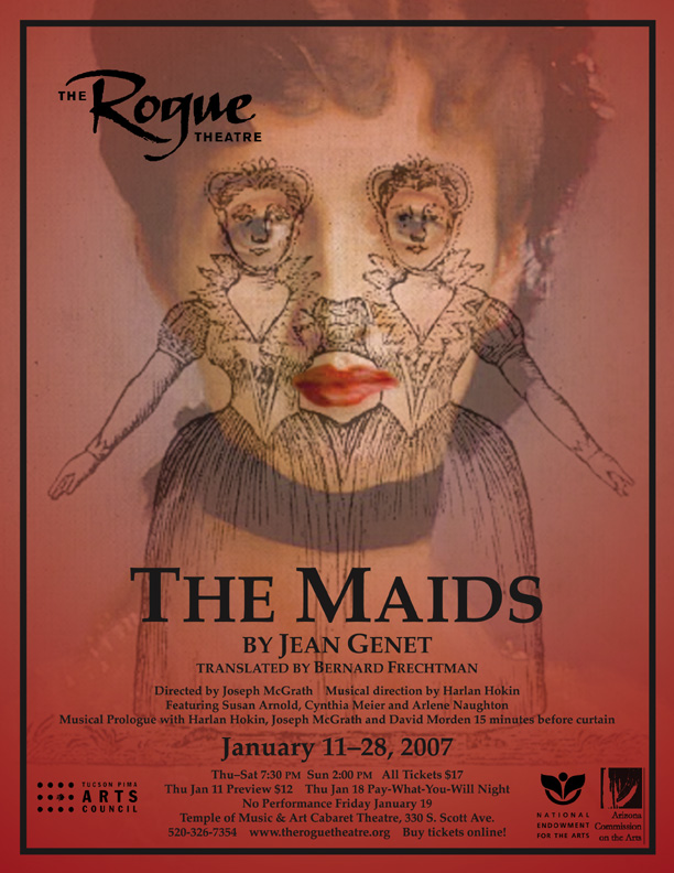 Poster for Jean Genet's 'The Maids'