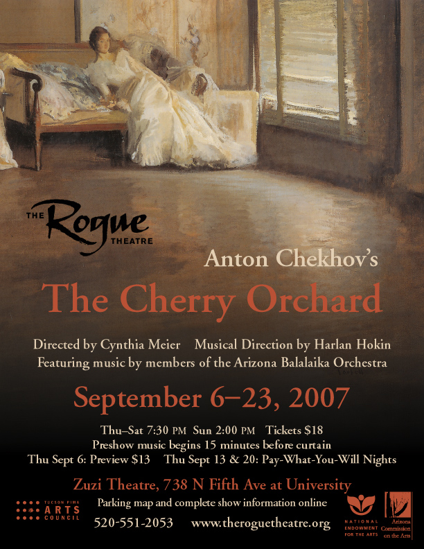 Poster for Anton Chekhov's 'The Cherry Orchard'