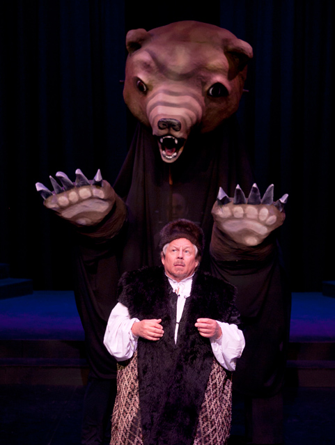 Philip Bennett as Antigonus and the Bear