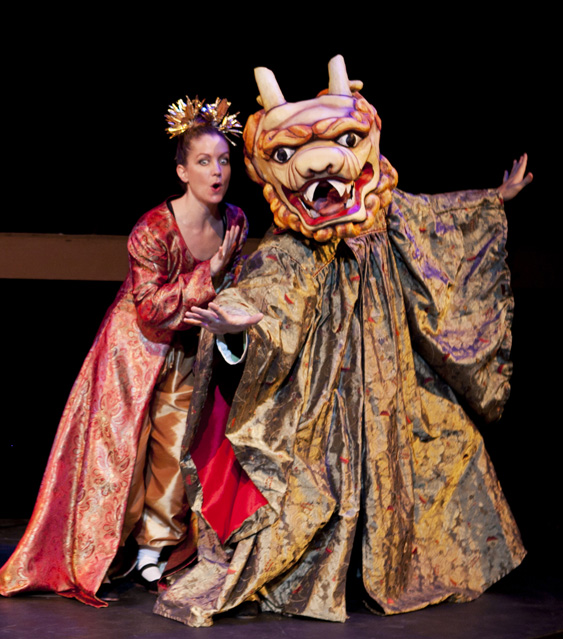 Angela Horchem and David Morden as the Dragon King