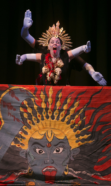 Patty Gallagher as Kali, with David Morden