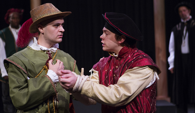 Lee Rayment as Lucio and Connor Foster as Claudio