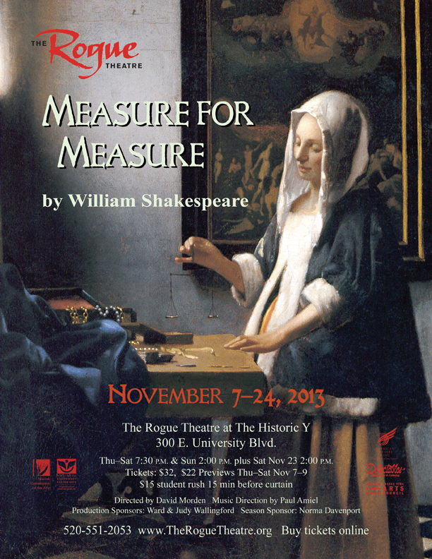Poster for 'Measure for Measure'