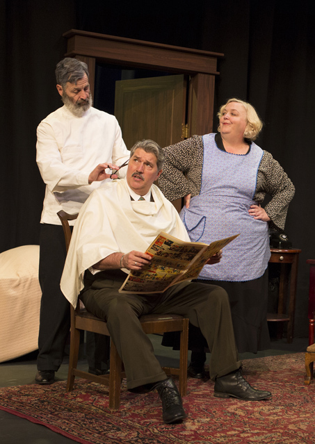 David Greenwood as Jacob, Terry Erbe as Uncle Morty and Cynthia Meier as Bessie Berger