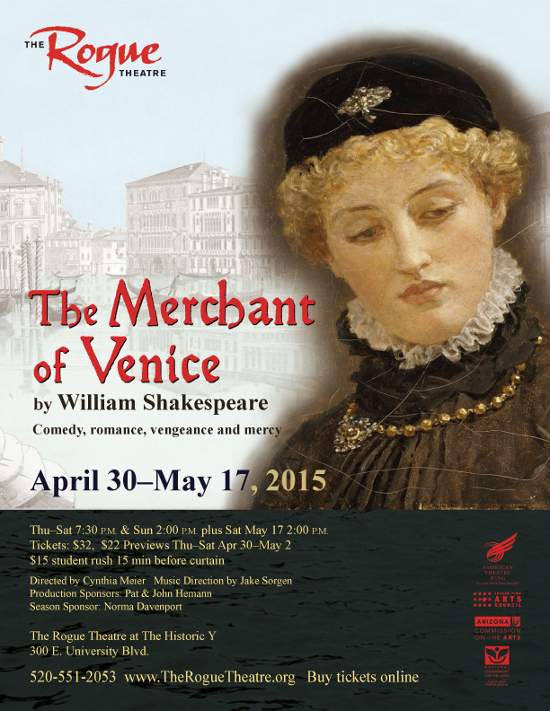 Poster for 'The Merchant of Venice'