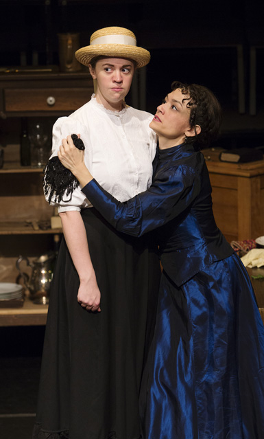 Holly Griffith as Kristine and Marissa Garcia as Miss Julie