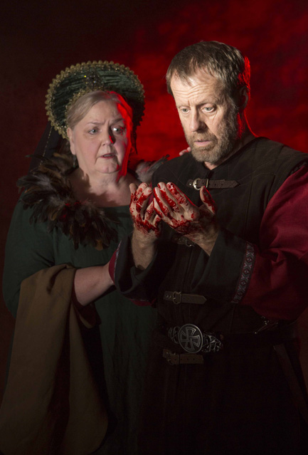 Cynthia Meier as Lady Macbeth and Joseph McGrath as Macbeth