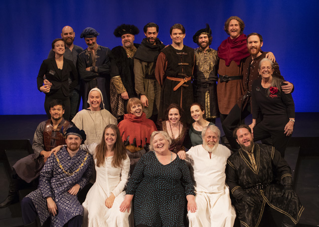 The cast and crew of King Lear