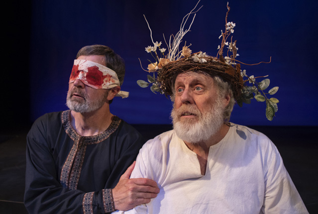 David Greenwood as the Duke of Gloucester and Joseph McGrath as King Lear
