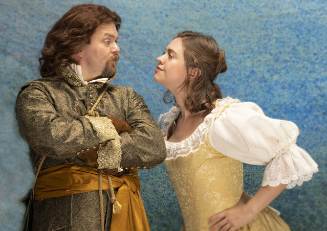 Ryan Parker Knox & Holly Griffith as Benedick & Beatrice