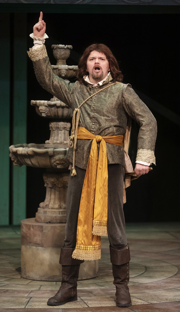'The world must be peopled!' Ryan Parker Knox as Benedick