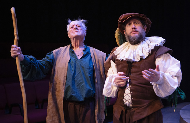 'O, that I had been writ down an ass.' Jay Hornbacher and Matt Walley as Vergis and Dogberry