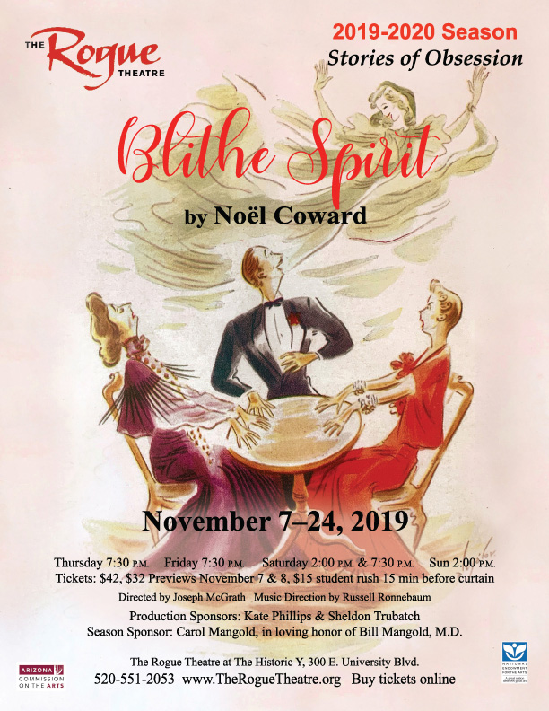Poster for 'Blithe Spirit'