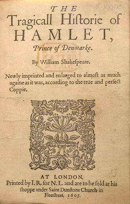 Hamlet First Folio